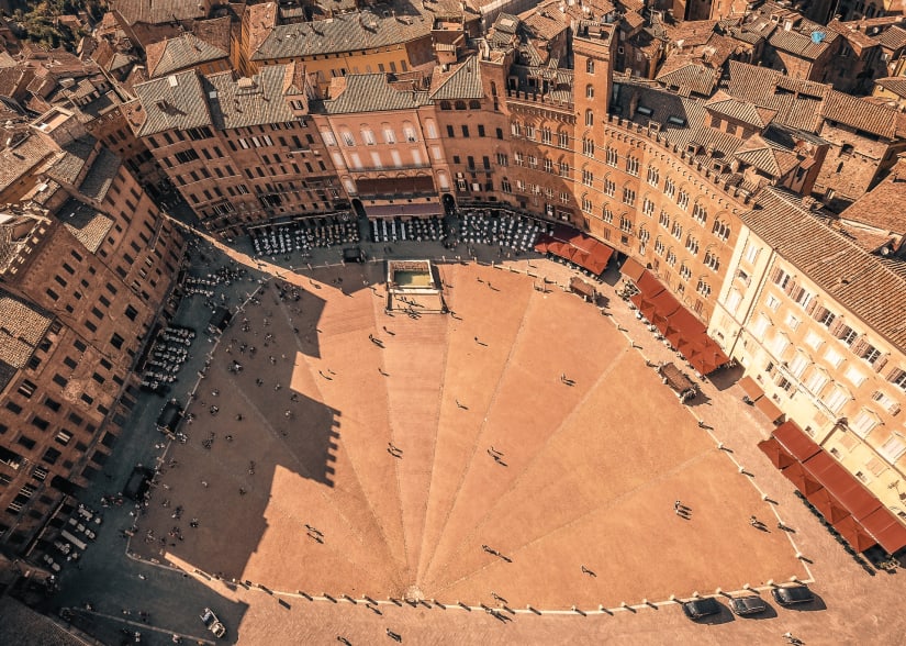 Siena Chianti piazza del campo